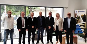 Η διοίκηση του ΟΔΥΘ με τους προέδρους των Θεσσαλικών Επιμελητηρίων